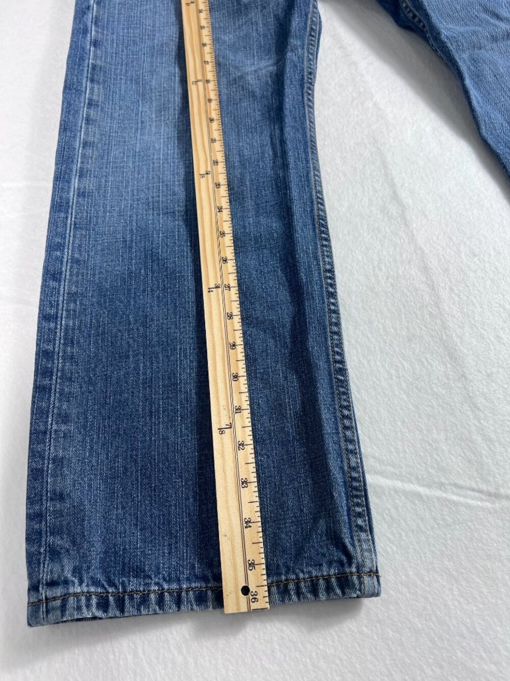 Levi's 569 Loose Straight Jeans Men's 32x30 Medium Wash Blue Denim Red Tab - Picture 4 of 11